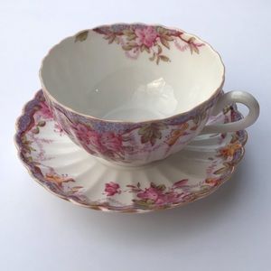 SPODE Bone China England "SPODES IRENE" Cup & Saucer Set English Bone China